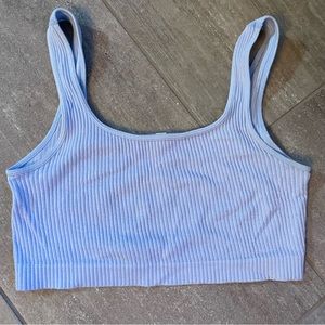 Aeropostale Crop Tank Top/Bandeau Size Small Light Blue